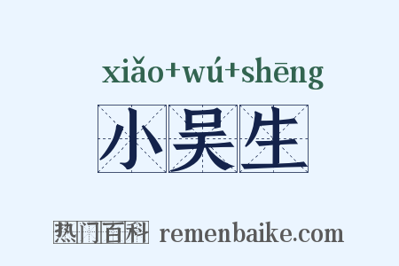 小吴生是什么意思的图片